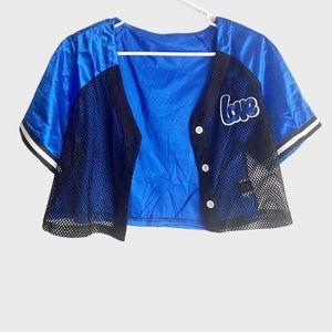 cropped button up over-shirt for tank top, bra, etc